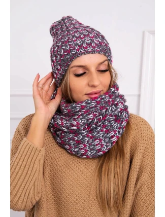 Dámsky set Flawia K269 fuchsia+graphite