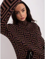 Jumper AT SW 2341.00P tmavohnedý