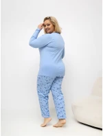 DU PI FP 510.13 svetlomodré pyžamo DU PI FP 510.13 svetlomodré pyžamo