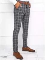 Pánske tmavosivé nohavice FashionStreet UX3789