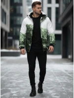 Pánska zimná lyžiarska bunda zelená FashionStreet TX5126