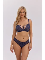 Nohavičky Gaia GFB 1366 Catherine, brazílsky strih, tmavomodré, veľkosti S–4XL Nohavičky Gaia GFB 1366 Catherine, brazílsky strih, tmavomodré, veľkosti S–4XL
