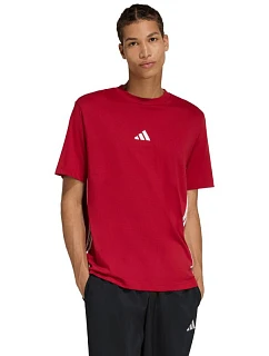 Pánske tričko adidas Essentials 3-Stripes red KD4865