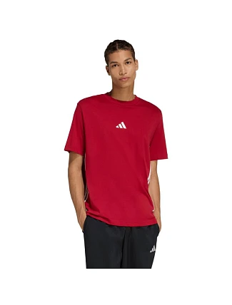 Pánske tričko adidas Essentials 3-Stripes red KD4865 Pánske tričko adidas Essentials 3-Stripes red KD4865