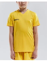 Craft Teamwear Squad Go Jersey Solid Jr Detské športové tričko s výstrihom do V 82.5582 tímová zelená Craft Teamwear Squad Go Jersey Solid Jr Detské športové tričko s výstrihom do V 82.5582 tímová zelená