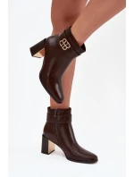 Topánky na podpätku model 220693 Step in style