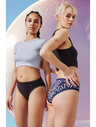 sloggi GO Crush High leg C3P - MODRÁ - SLOGGI MODRÁ - SLOGGI