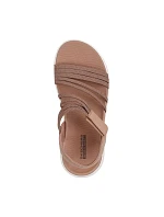 Dámske sandále Skechers GO WALK FLEX SANDAL EMMA 141473 TAN