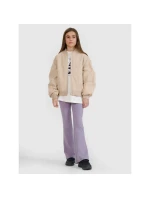 Dievčenská prechodná bunda bomber 4F 4FJWSS25TJACF184-82S