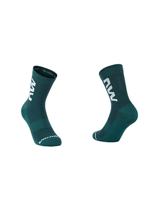 Cyklistické ponožky NORTHWAVE Extreme Air Mid Sock, smaragdové Cyklistické ponožky NORTHWAVE Extreme Air Mid Sock, smaragdové