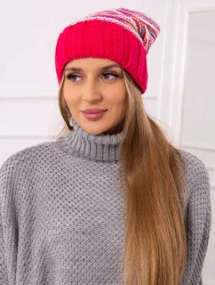 Dámska čiapka Feba K330 pink neón
