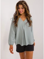 Blúzka D60082M11180B pistáciová