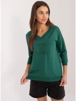 Blúzka RV BZ 9143.87P tmavozelená
