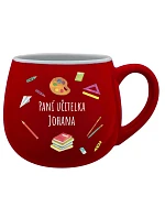Personalizovaný keramický bacuľatý hrnček pre pani učiteľku/pána učiteľa (učebné pomôcky) Personalizovaný keramický bacuľatý hrnček pre pani učiteľku/pána učiteľa (učebné pomôcky)