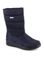 Dámske vysoké snehové topánky W EVE436B navy blue - Novinky