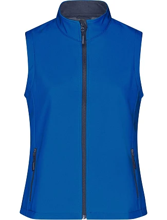 Daiber JN 1127 Dámska 2-vrstvová promo softshellová vesta 02.1127 nautic blue/navy Daiber JN 1127 Dámska 2-vrstvová promo softshellová vesta 02.1127 nautic blue/navy