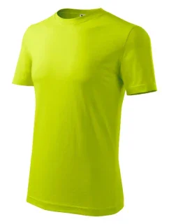 Klasické nové tričko pánske limetkové