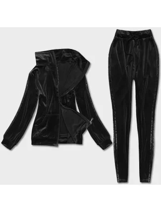 Čierny komplet - mikina a legíny (YP-9968)