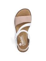 Pohodlné kombinované sandále Rieker W RKR678 Pohodlné kombinované sandále Rieker W RKR678