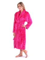 Dámska župan LILLY extra so šálovým golierom 2120 3430 Tmavo ružová - Vestis