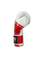RPU-FOLK 12 oz biele a červené boxerské rukavice