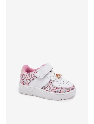 Dziecięce Sneakersy Buty Sportowe Jednorożce Różowe Thalia