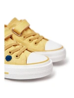 Dziecięce Trampki Na Rzep BIG STAR JJ374056 Żółte