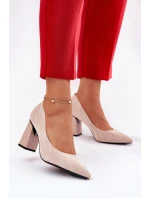 Eleganckie Czółenka Na Słupku W Różowe Vinceza 62223 Beżowe Eleganckie Czółenka Na Słupku W Różowe Vinceza 62223 Beżowe