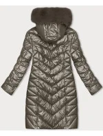Dámska prešívaná zimná bunda J Style old gold (16M9100-403)