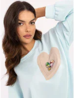 Mikina DHJ BL 20322.72 svetlo modrá