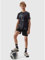 Chlapčenské športové rýchloschnúce tričko 4F - zelené
