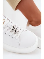 Dámske kožené tenisky 39973 white - Vinceza