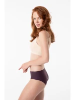 Julimex Tmavá slivka Jednoduché klasické nohavičky S-XL