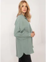 Košeľa D70032M11066D3 pistáciová