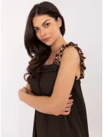 Šaty MI SK A6412.68 tmavohnedé