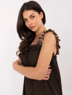 Šaty MI SK A6412.68 tmavohnedé