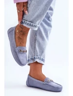 Dámske klasické semišové mokasíny modré Corinell Dámske klasické semišové mokasíny modré Corinell