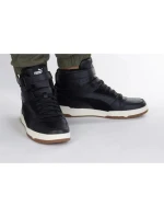 Pánske juniorské členkové topánky Rbd Game Wtr W 387604 02 Black and White - Puma