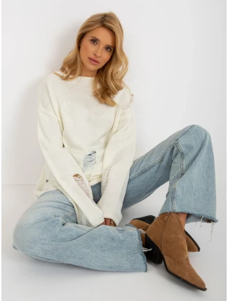 Dámsky sveter BA SW 8043.03 ecru - FPrice