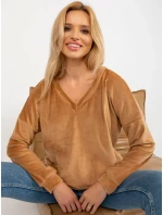 Mikina RV BL 8441.07P ťava