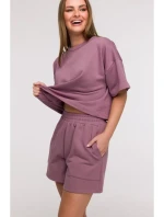 B295 Šortky s vreckami s aplikáciami - vres