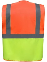 Yoko HVW 801 Hi-Vis multifunkčná vesta 79.W801, výstražná oranžová/výstražná žltá Yoko HVW 801 Hi-Vis multifunkčná vesta 79.W801, výstražná oranžová/výstražná žltá