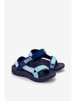 Sandały Dziecięce Na Rzepy Big Star RR374520 Granatowe Sandały Dziecięce Na Rzepy Big Star RR374520 Granatowe