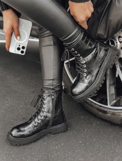 TENTIS dámske čižmy čierne FashionStreet ZY0442