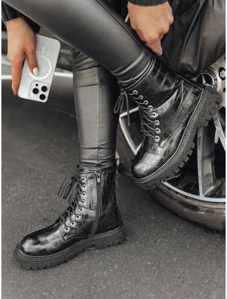 TENTIS dámske čižmy čierne FashionStreet ZY0442