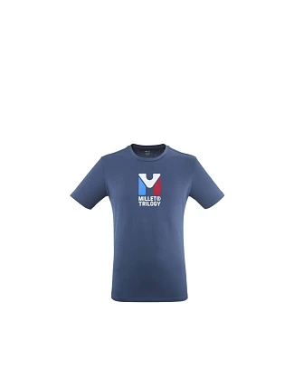 Tričko MILLET M Chamonix Tri Ts Ss tmavomodré Tričko MILLET M Chamonix Tri Ts Ss tmavomodré