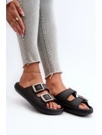 Lekkie Klapki Damskie ZAXY LL285088 Czarne