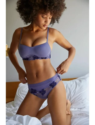 Dámske nohavičky QF6629E - UDX - fialová - Calvin Klein Dámske nohavičky QF6629E - UDX - fialová - Calvin Klein