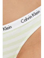 Dámske tangá D1617E 5XE biela / žltá - Calvin Klein Dámske tangá D1617E 5XE biela / žltá - Calvin Klein
