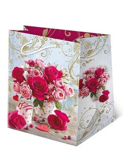 Peacock bag T-16 Sada 120 červených ruží A'10